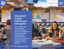 Tablet Screenshot of educationcubed.com